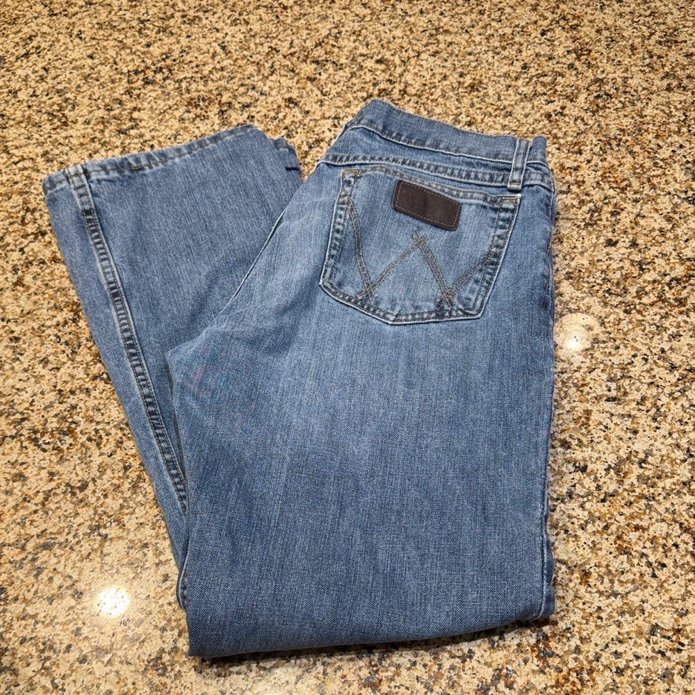 Wrangler Men's Straight Blue Jeans